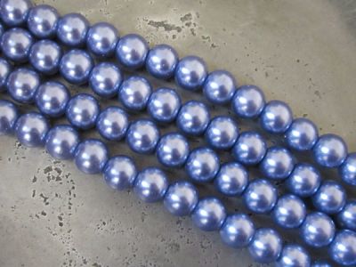 Glass pearl 4mm sky-blue HL25