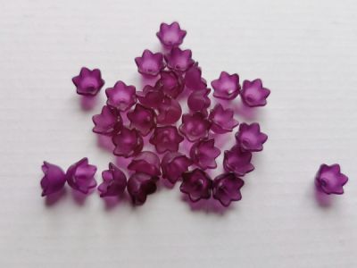 Tulppaanikukka matta tumma luumu (30kpl)