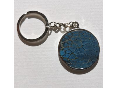 Uniikki taideavaimenperä tummansiniset kuplat 2