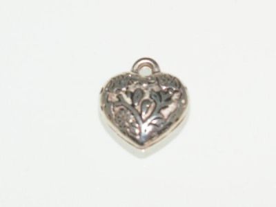 Copper coated pendant heart CCB2754