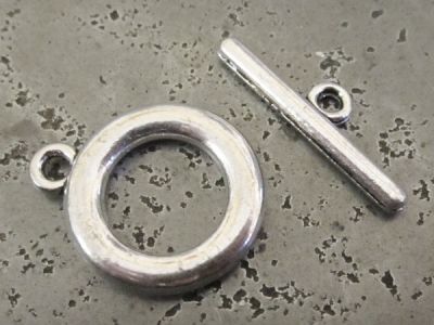 Toggle clasp smooth thick (4pcs)