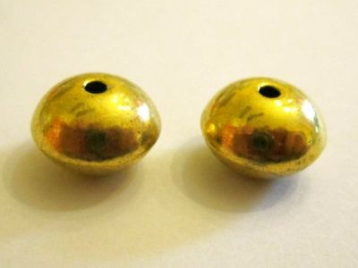 Spacer bead rondelle antique gold