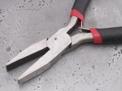 Wide flat nose pliers smooth