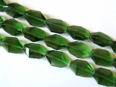 Kristallilasihelmi kantikas vihreä