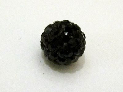 Pavé-helmi musta (10mm)