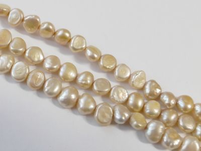 Fresh water pearl light golden yellow JPE0050