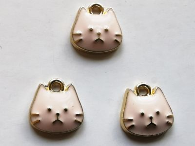 Riipus emaloitu kissankasvot puuteri 3 kpl K