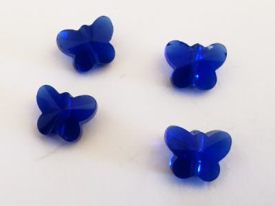 Kristalliperhonen sininen (4kpl)