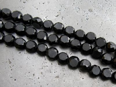 Kristallikolikko musta AB (6mm) 49 kpl