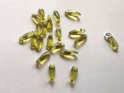 Lasipisara ohut vihreä (lehdykkä) 20kpl