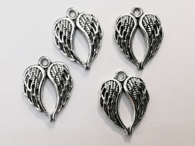 Riipus pienet enkelinsiivet 17x21mm (4kpl)