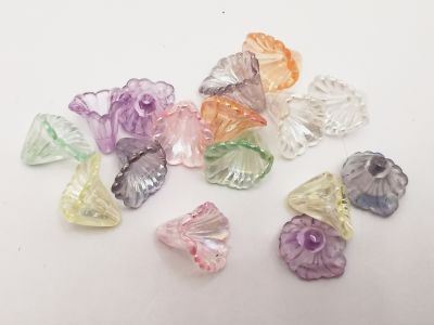 Akryylikukka AB trumpettikukka sekoitus 2 (16kpl)