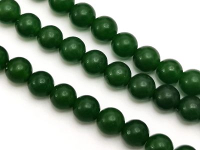 Värjätty jade tumma vihreä 6mm (61kpl)