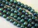 JPE0075 turquoise-green Fresh water pearl