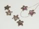 Copper coated bead flower CCB4301