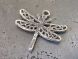 Pendant dragonfly lacy