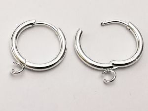Ruostumaton teräs saranallinen korvisrengas ripustuslenkillä H 16x20mm (1pr)